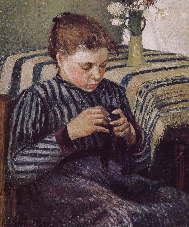 Woman Sewing